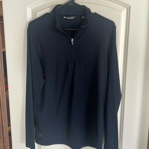 TRAVIS MATHEW 1/4 Zip Pullover in Black//men’s small